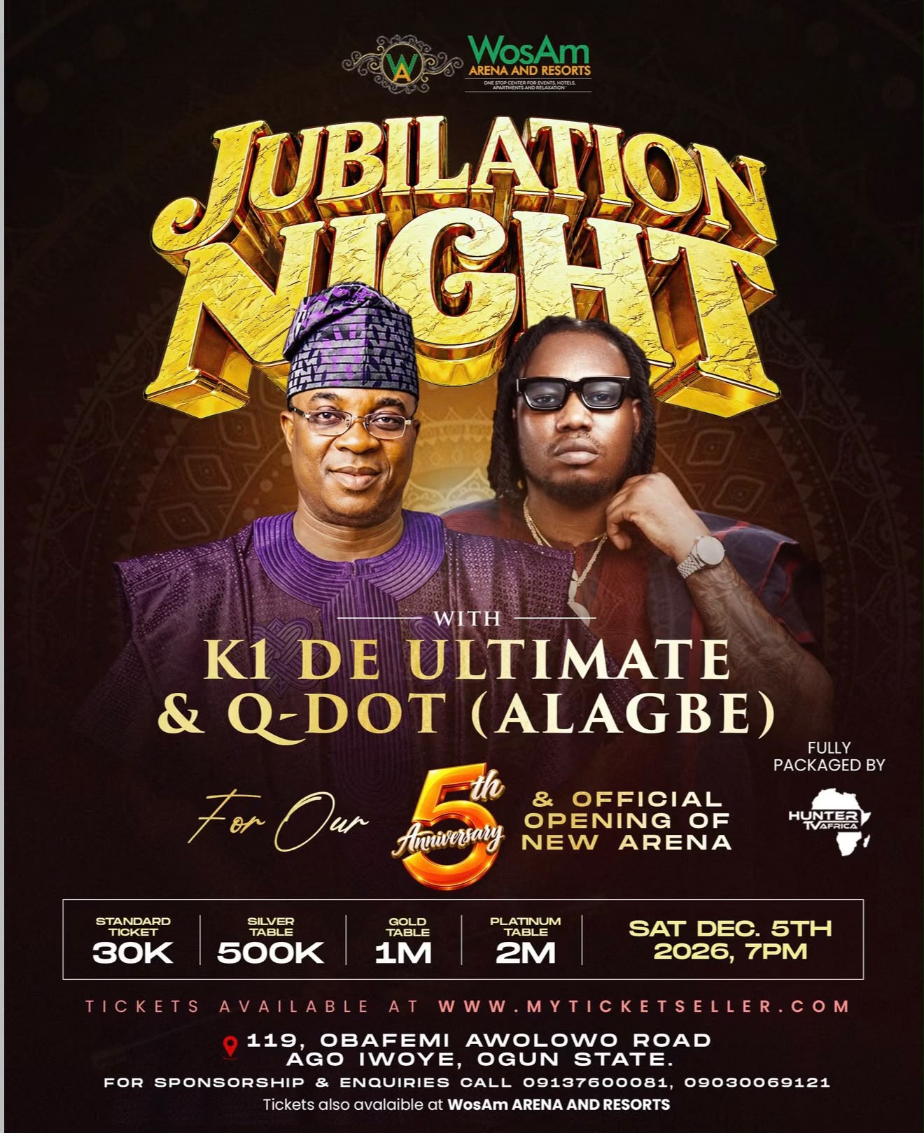 Jubilation Night: K1 De Ultimate & Q-Dot official flyer