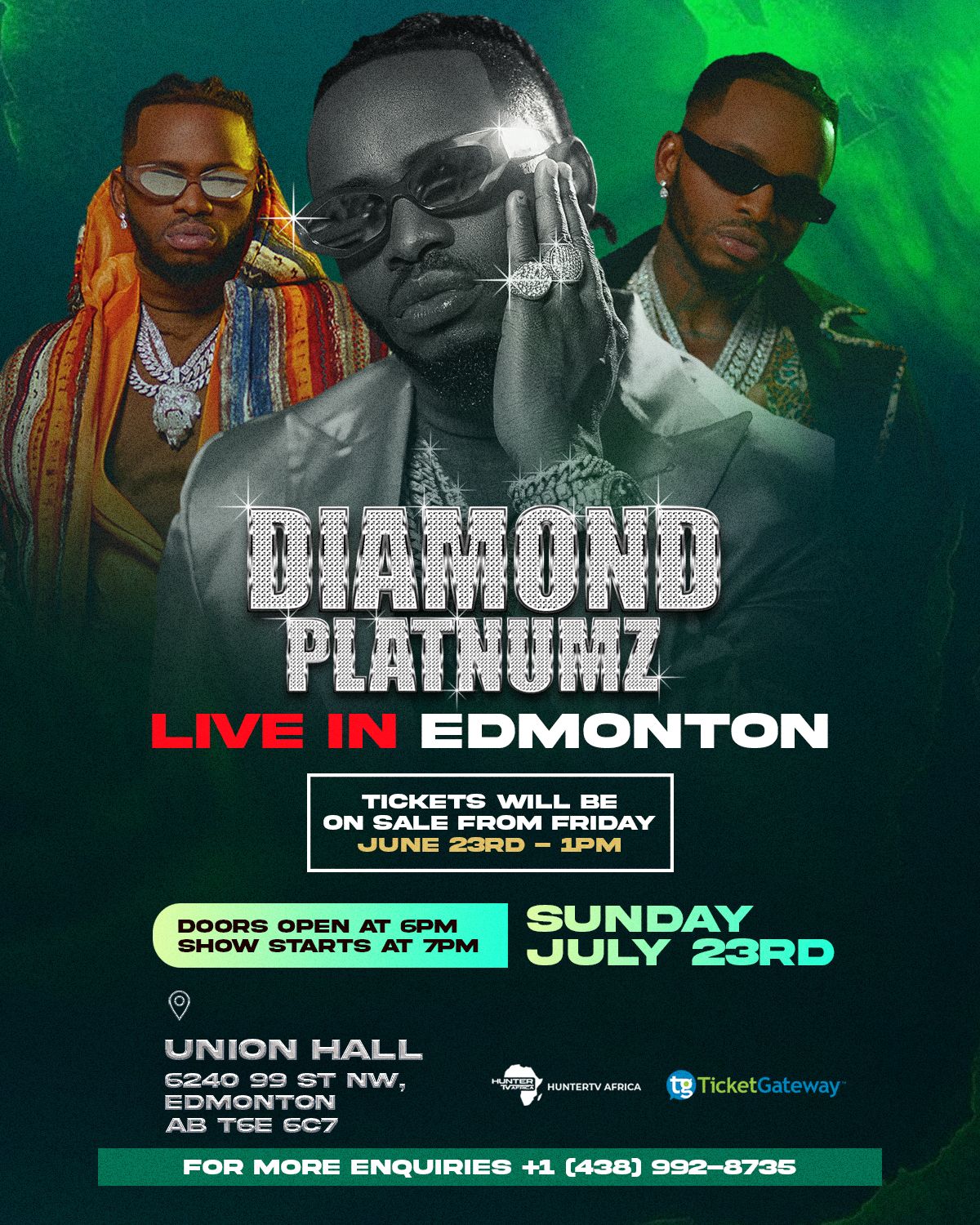 Diamond Platnumz Live in Edmonton official flyer